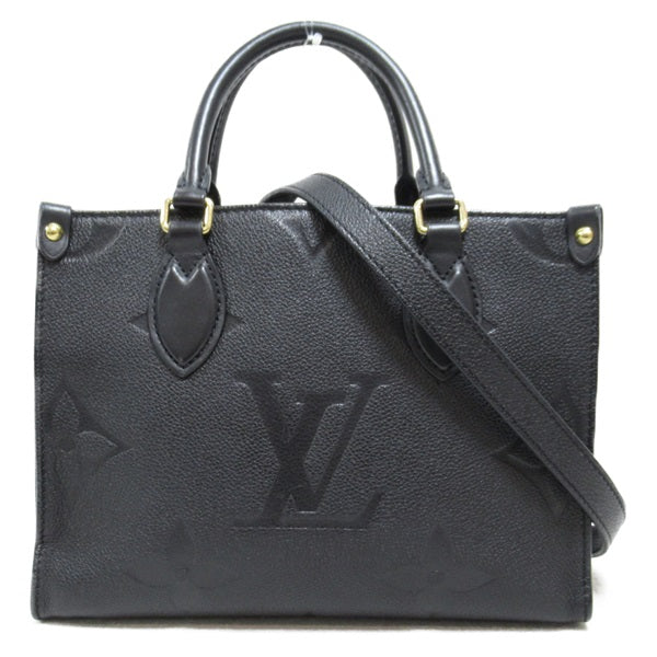 Louis Vuitton On the Go PM Leather Tote Bag M45653 in Good condition