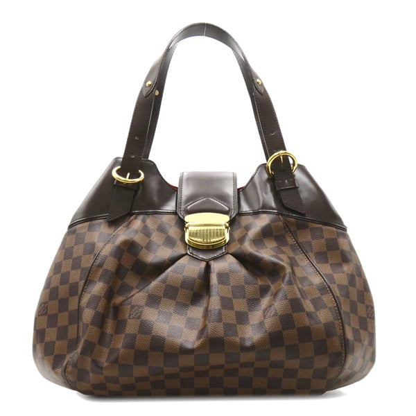 Louis Vuitton Damier Ebene Sistina GM  Canvas Shoulder Bag N41540 in Good condition