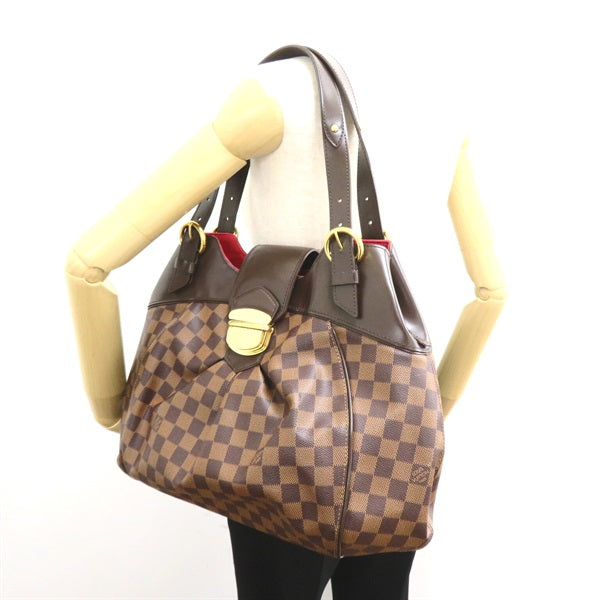 Louis Vuitton Damier Ebene Sistina GM  Canvas Shoulder Bag N41540 in Very Good Condition