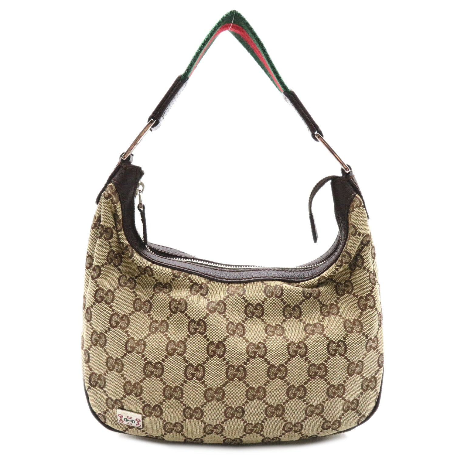 Gucci Canvas Leather Shoulder Bag 145811