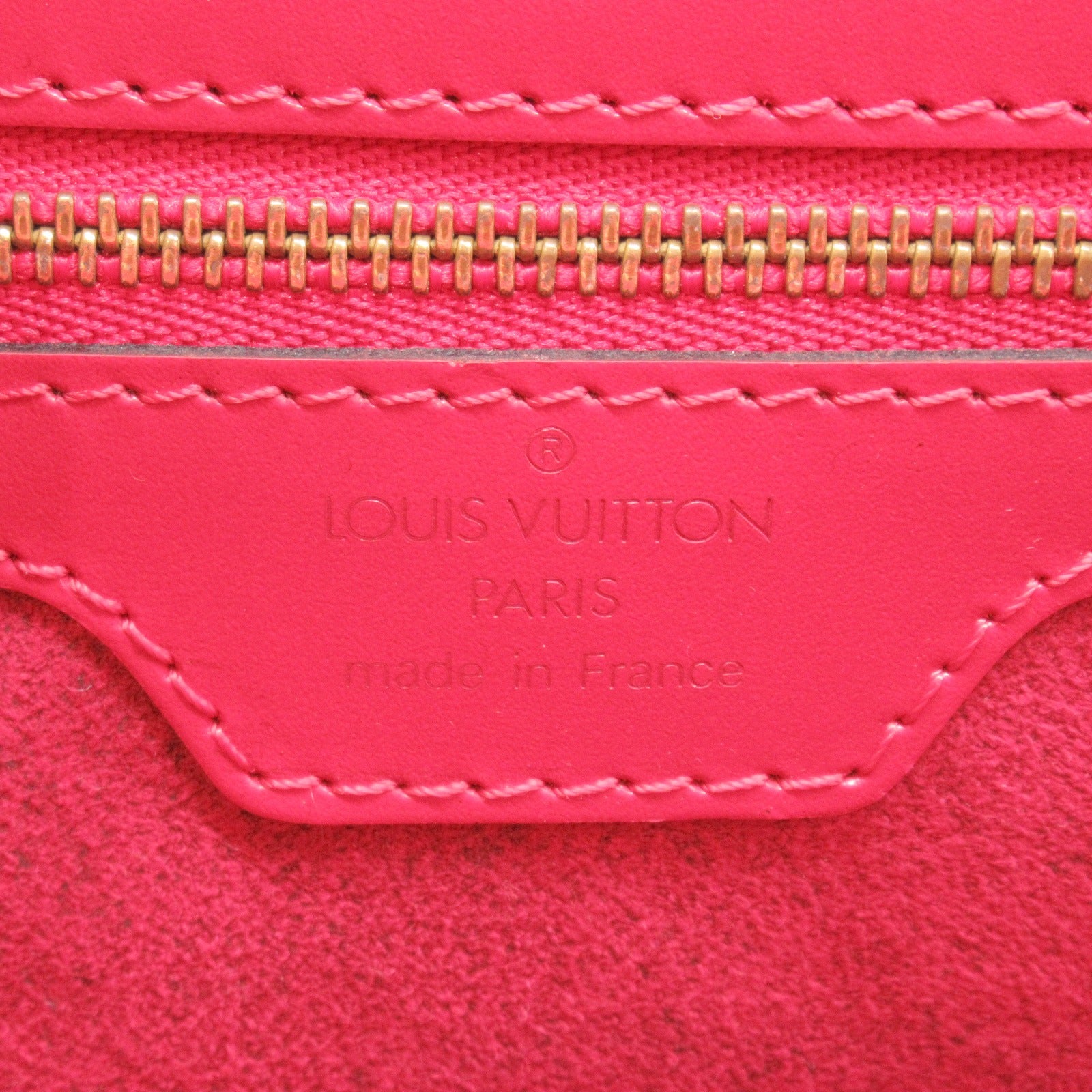 Louis Vuitton Lussac Shoulder Tote Bag Leather Shoulder Bag M52287 in Good Condition