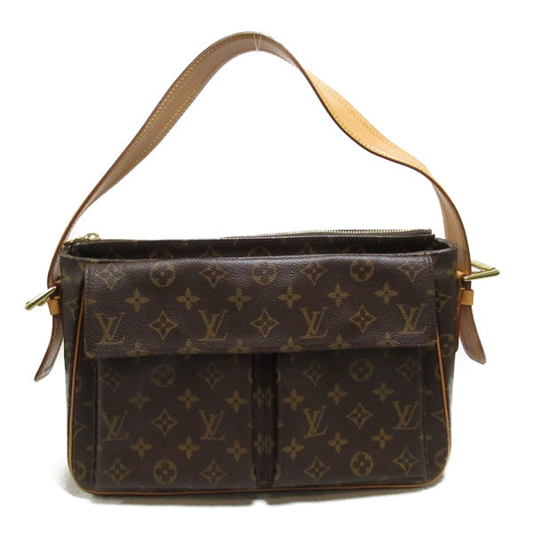 Louis Vuitton Monogram Viva Cite GM Canvas Shoulder Bag M51163 in Good condition