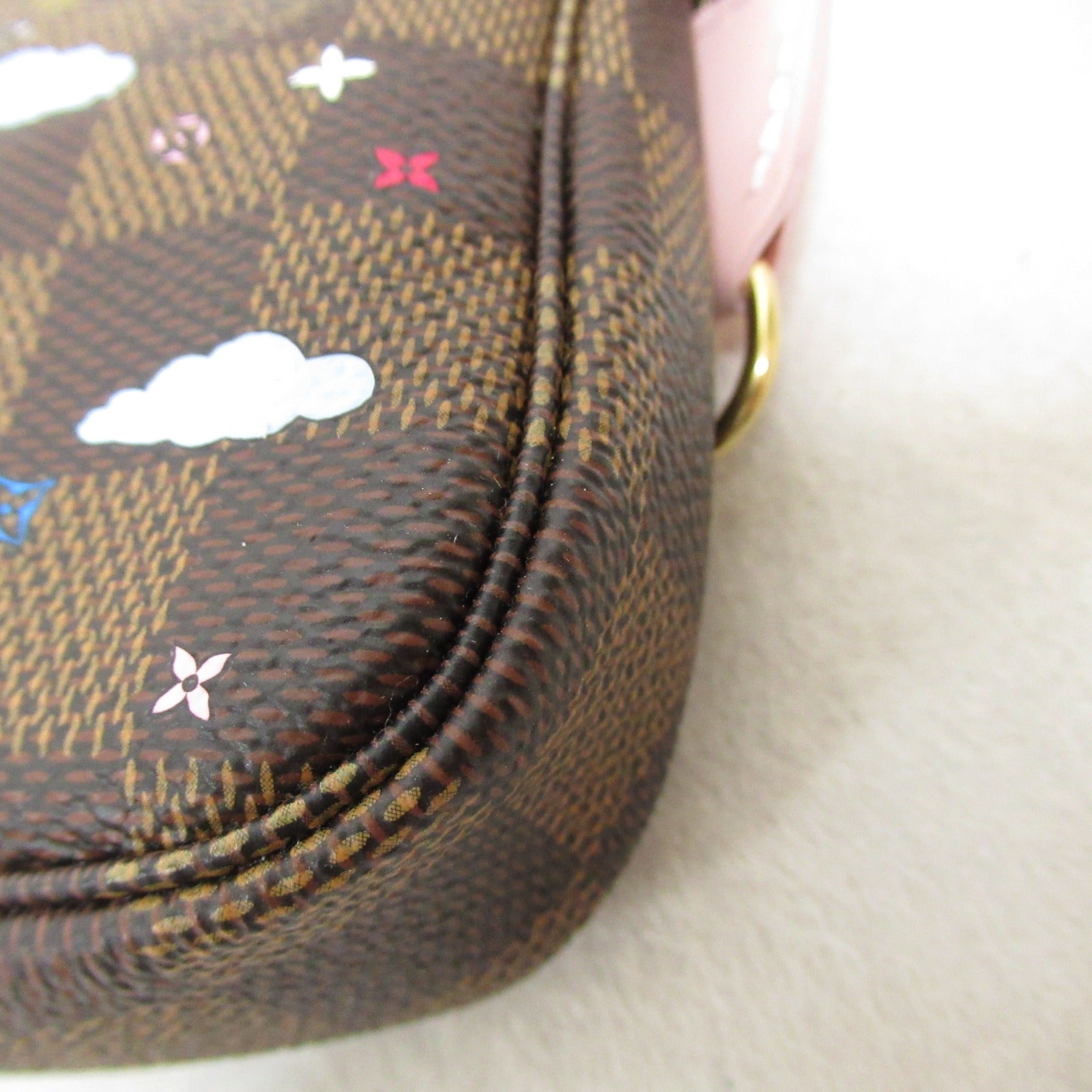 Louis Vuitton Vivienne Pochette Accessory Pouch Brown