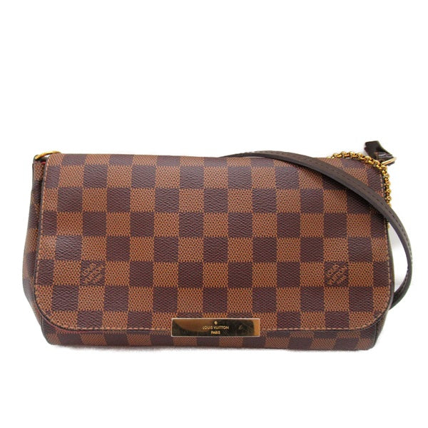 Louis Vuitton Favorite MM Canvas Shoulder Bag N41129 in Good condition