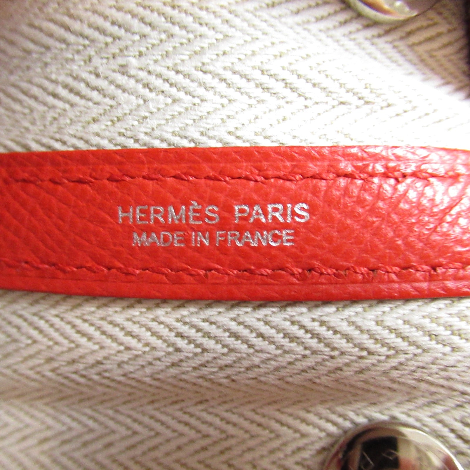 Hermes Garden TPM Leather Tote Bag