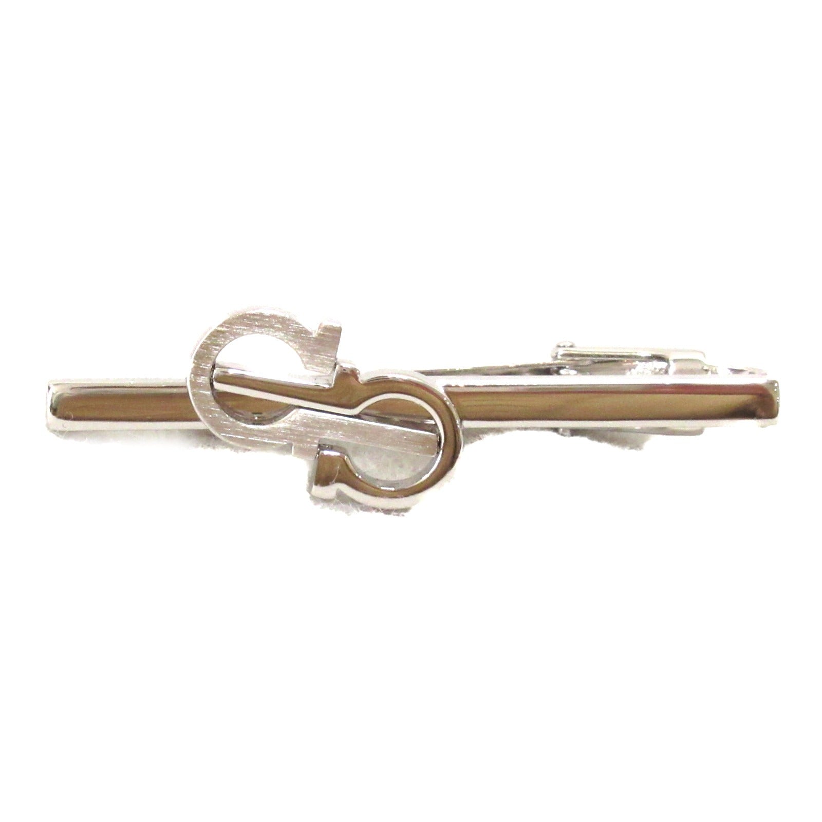 Salvatore Ferragamo Brass Tie Pin Silver