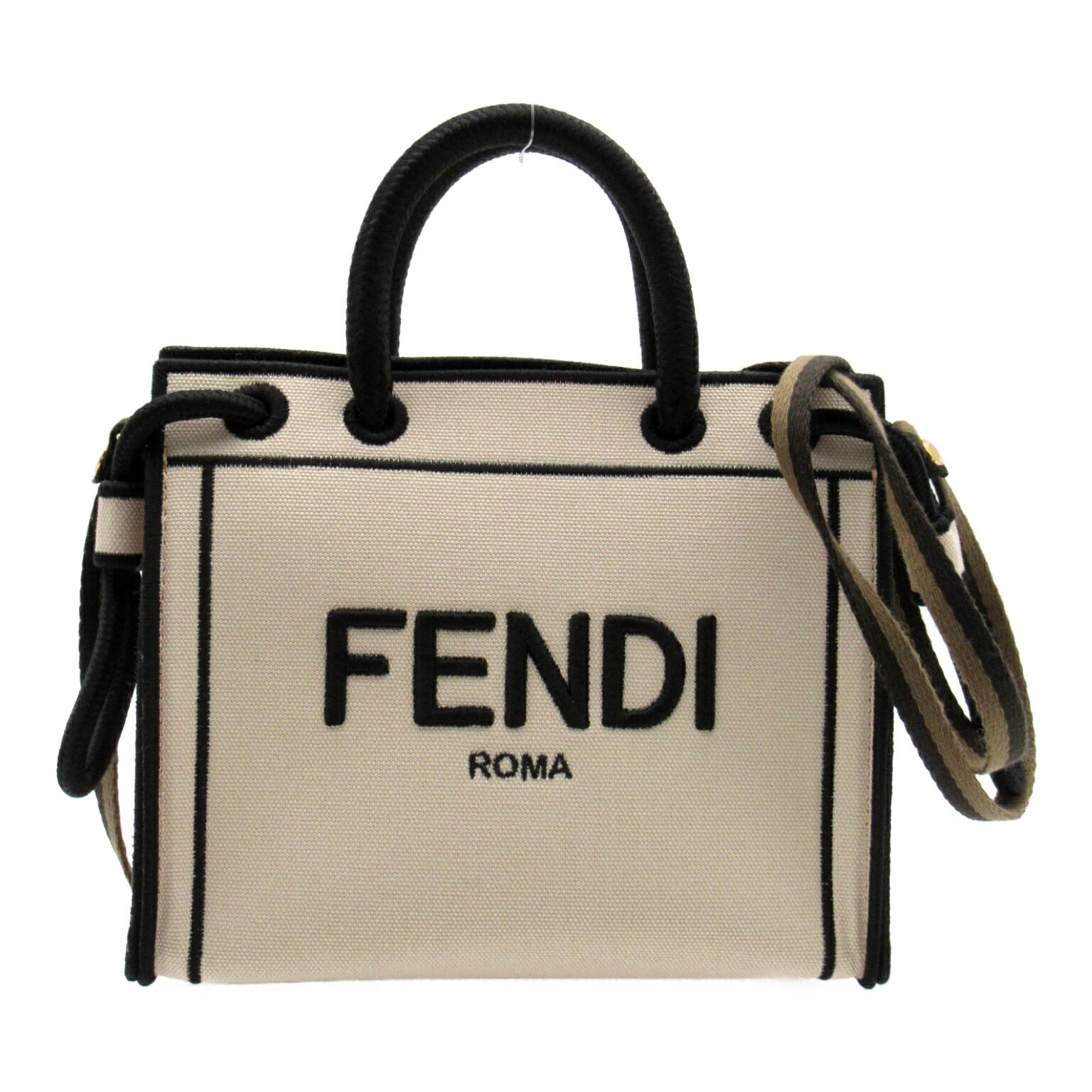 Fendi Canvas 2way Shoulder Bag 8BH380