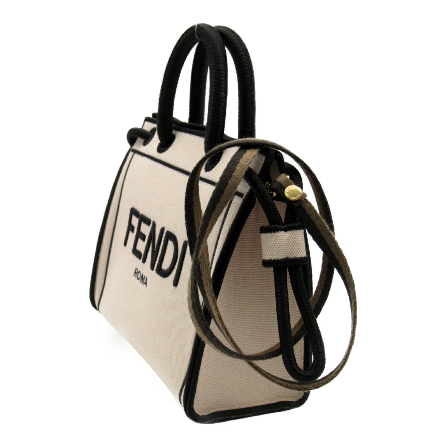 Fendi Canvas 2way Shoulder Bag 8BH380