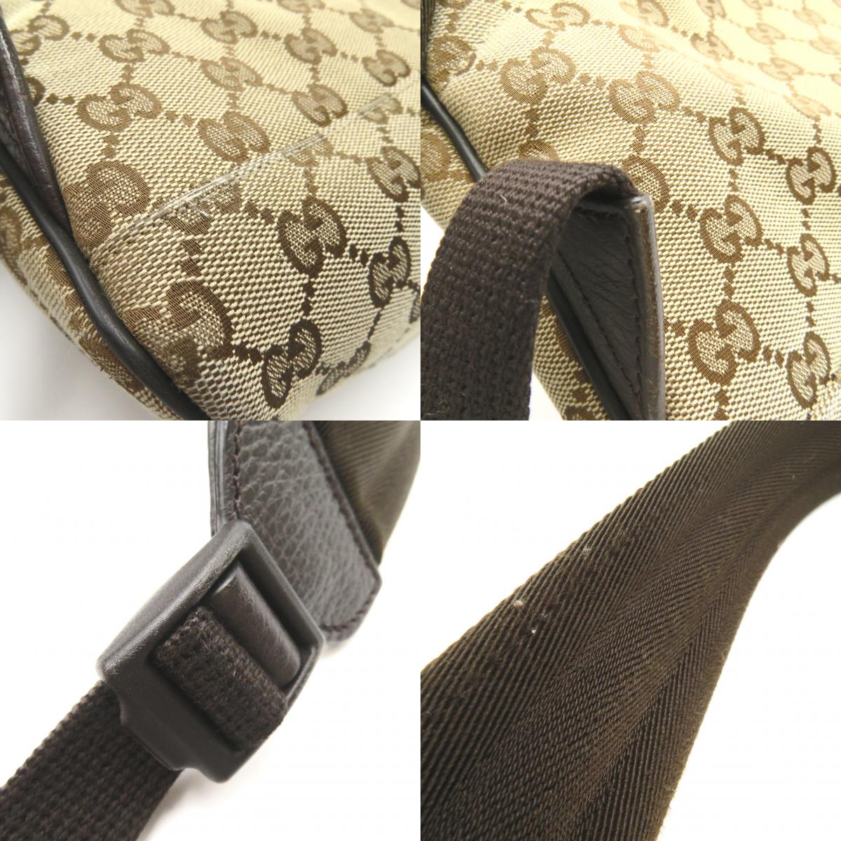 Gucci GG Canvas Leather Backpack 449906