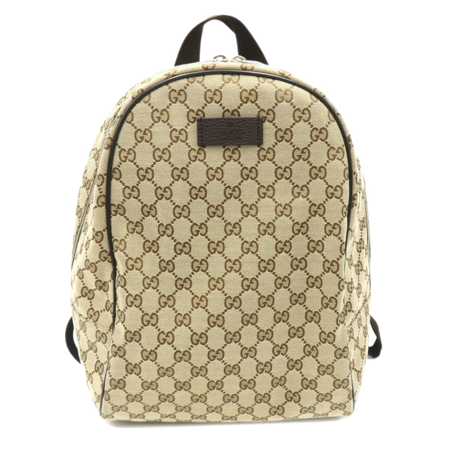 Gucci GG Canvas Leather Backpack 449906