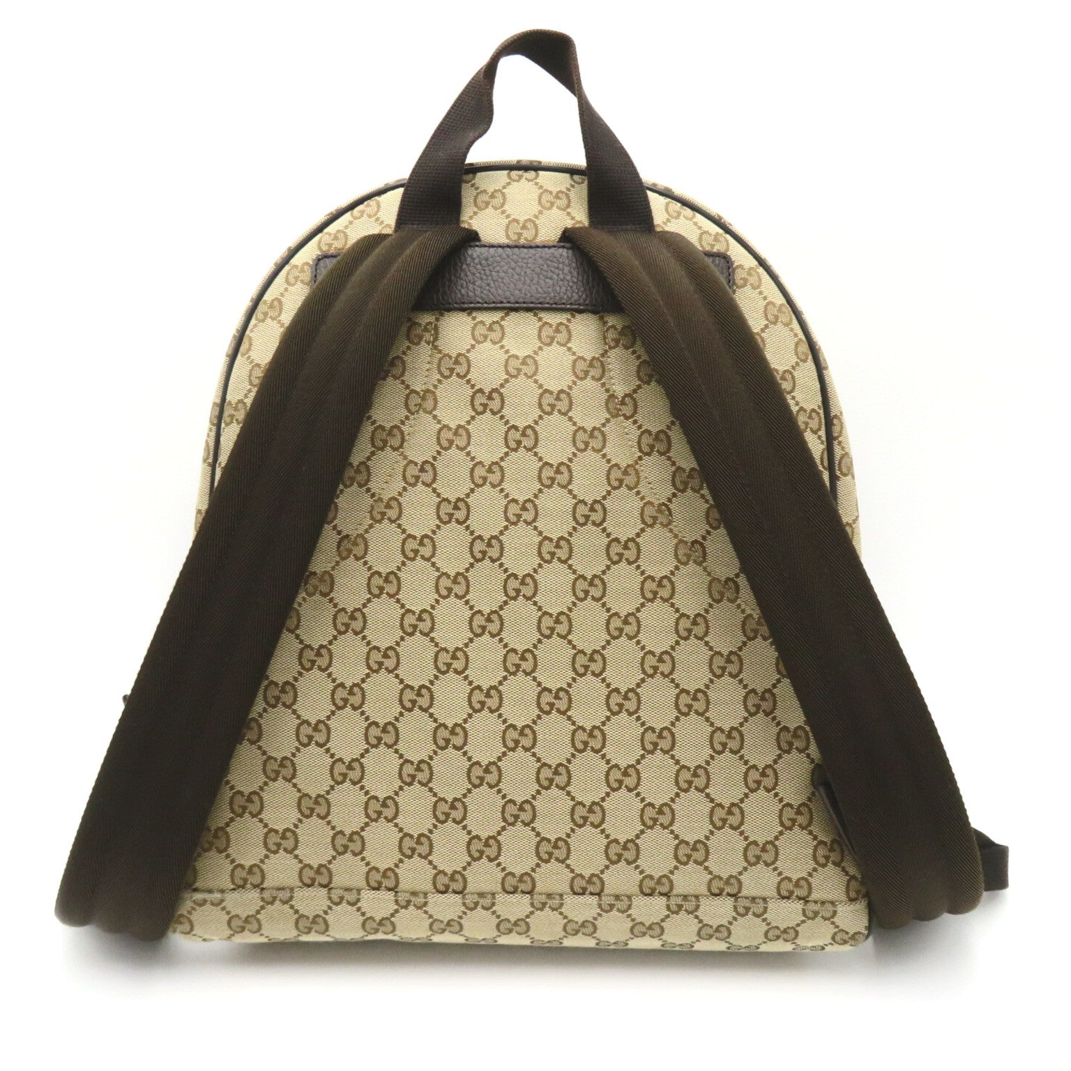 Gucci GG Canvas Leather Backpack 449906