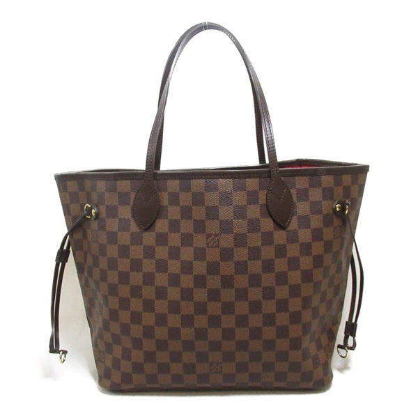 Louis Vuitton Damier Ebene Neverfull MM  Canvas Tote Bag N51105 in Great Condition