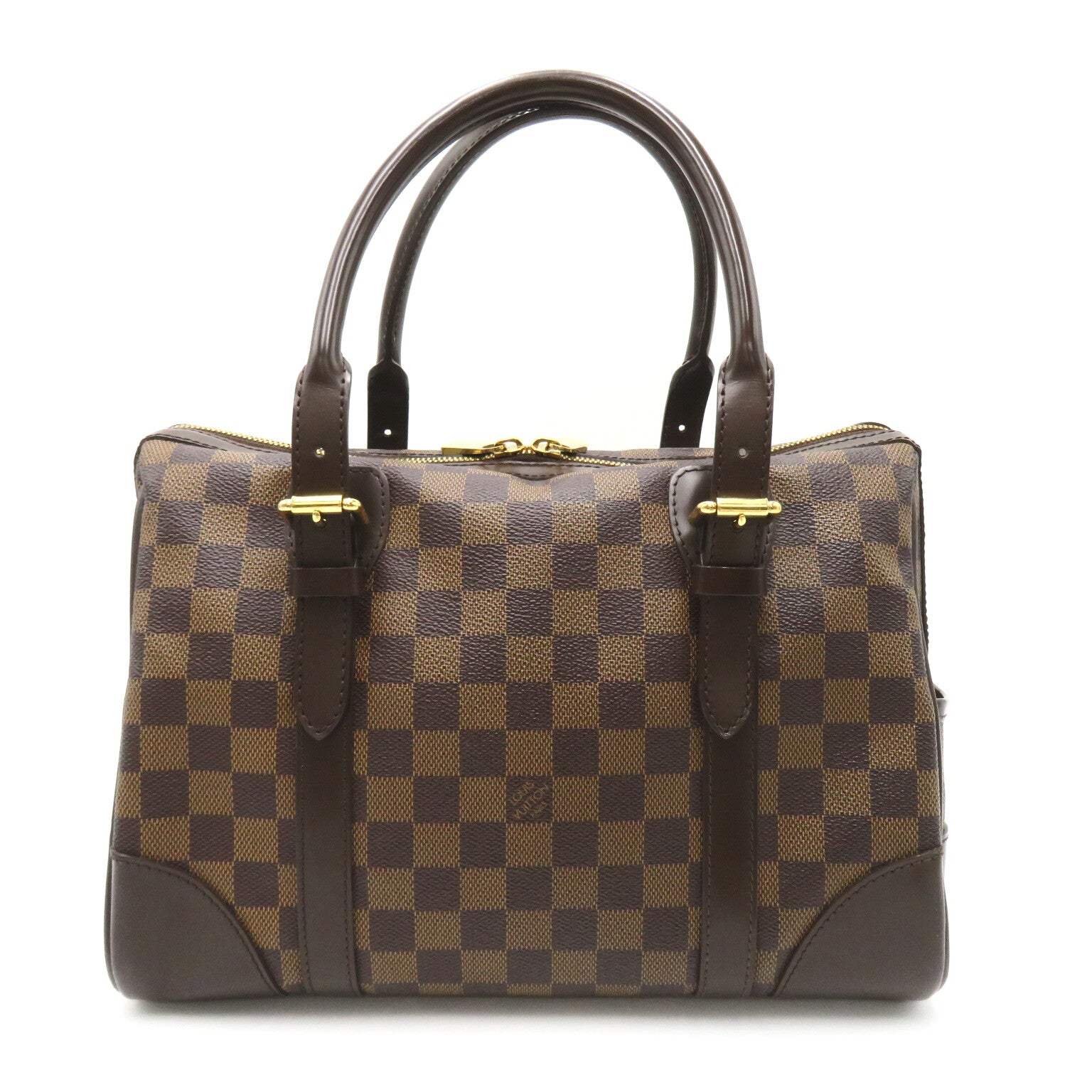 Louis Vuitton Berkeley Canvas Handbag N52000 in Very Good Condition