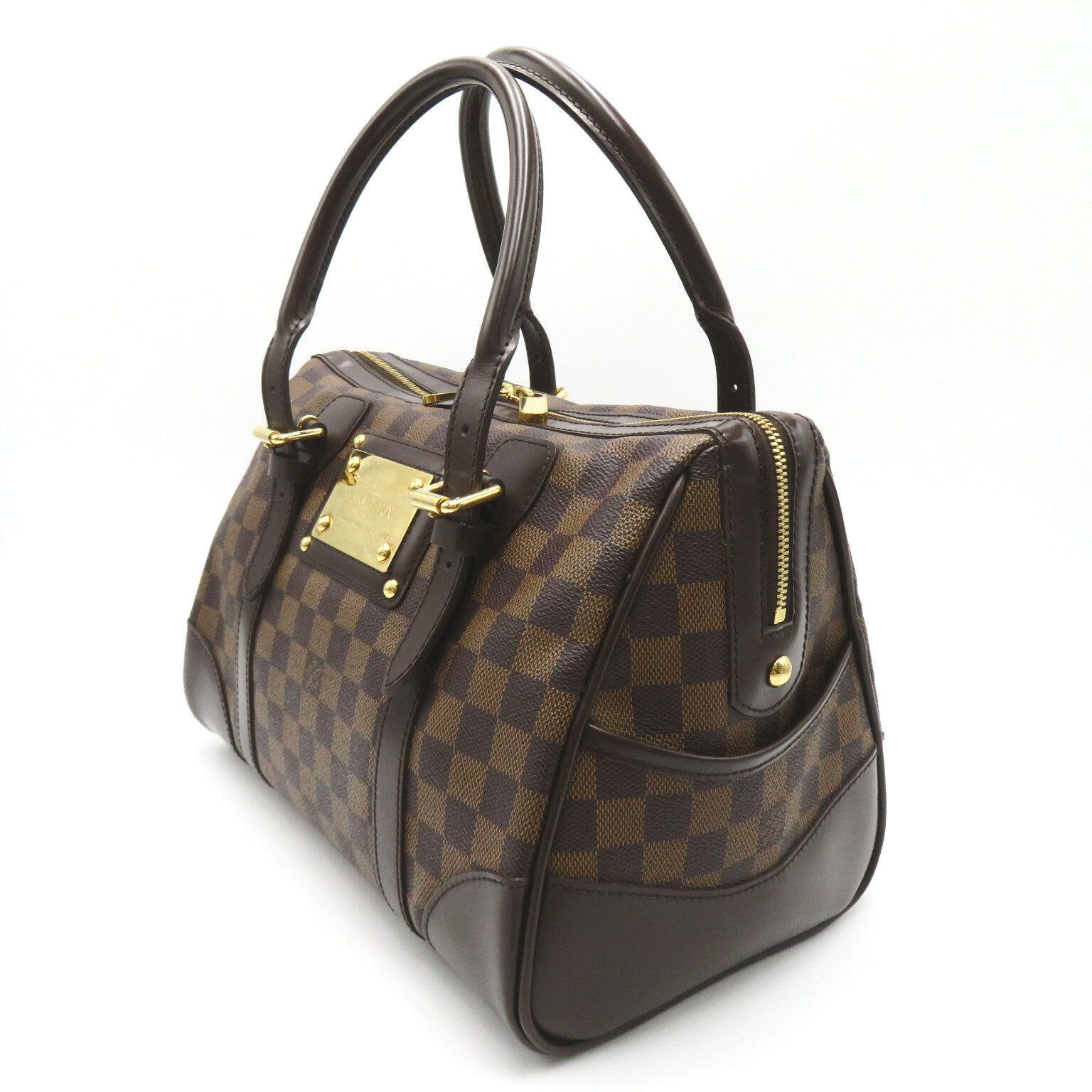 Louis Vuitton Berkeley Canvas Handbag N52000 in Very Good Condition