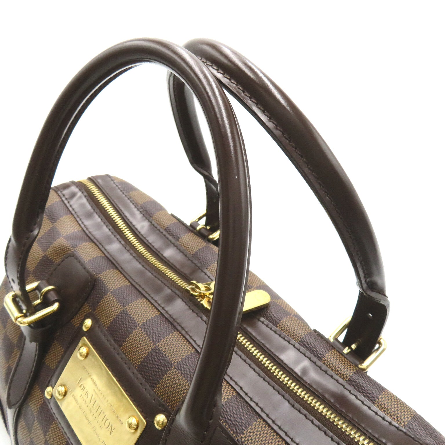 Louis Vuitton Berkeley Canvas Handbag N52000 in Very Good Condition