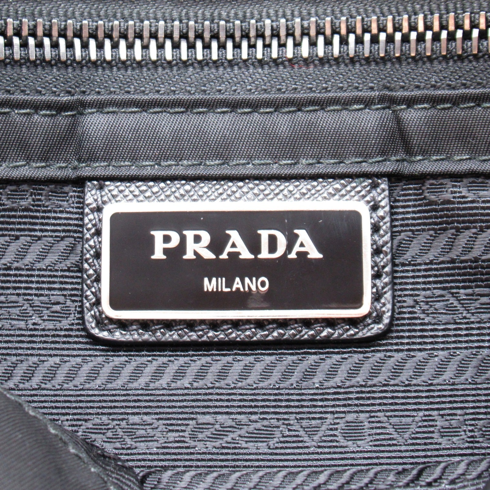 Prada Nylon Shoulder Bag Black