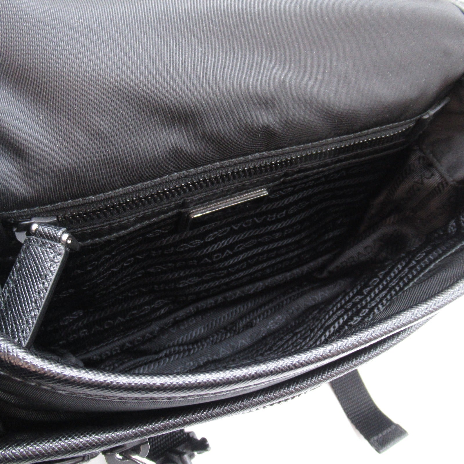 Prada Nylon Shoulder Bag Black