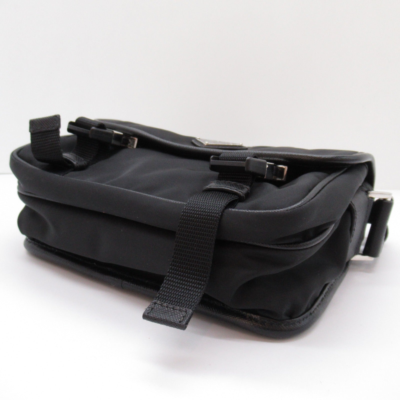 Prada Nylon Shoulder Bag Black