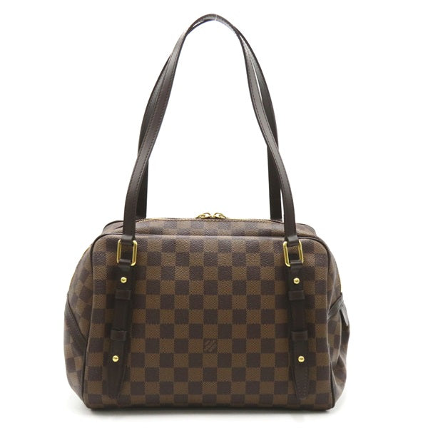 Louis Vuitton Damier Ebene Rivington GM  Canvas Shoulder Bag N41158 in Excellent condition