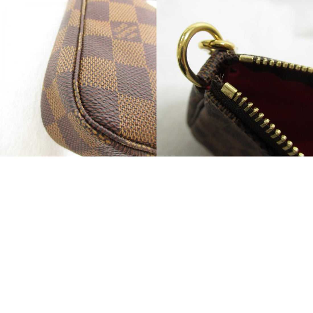 Louis Vuitton Pochette Accessoire Clutch Brown N51985