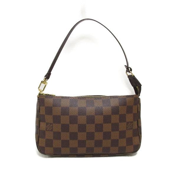 Louis Vuitton Damier Ebene Pochette Accessoires  Canvas Vanity Bag N51985 in Great Condition