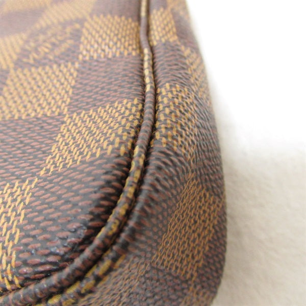 Louis Vuitton Damier Ebene Pochette Accessoires  Canvas Vanity Bag N51985 in Great Condition