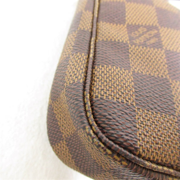 Louis Vuitton Damier Ebene Pochette Accessoires  Canvas Vanity Bag N51985 in Great Condition