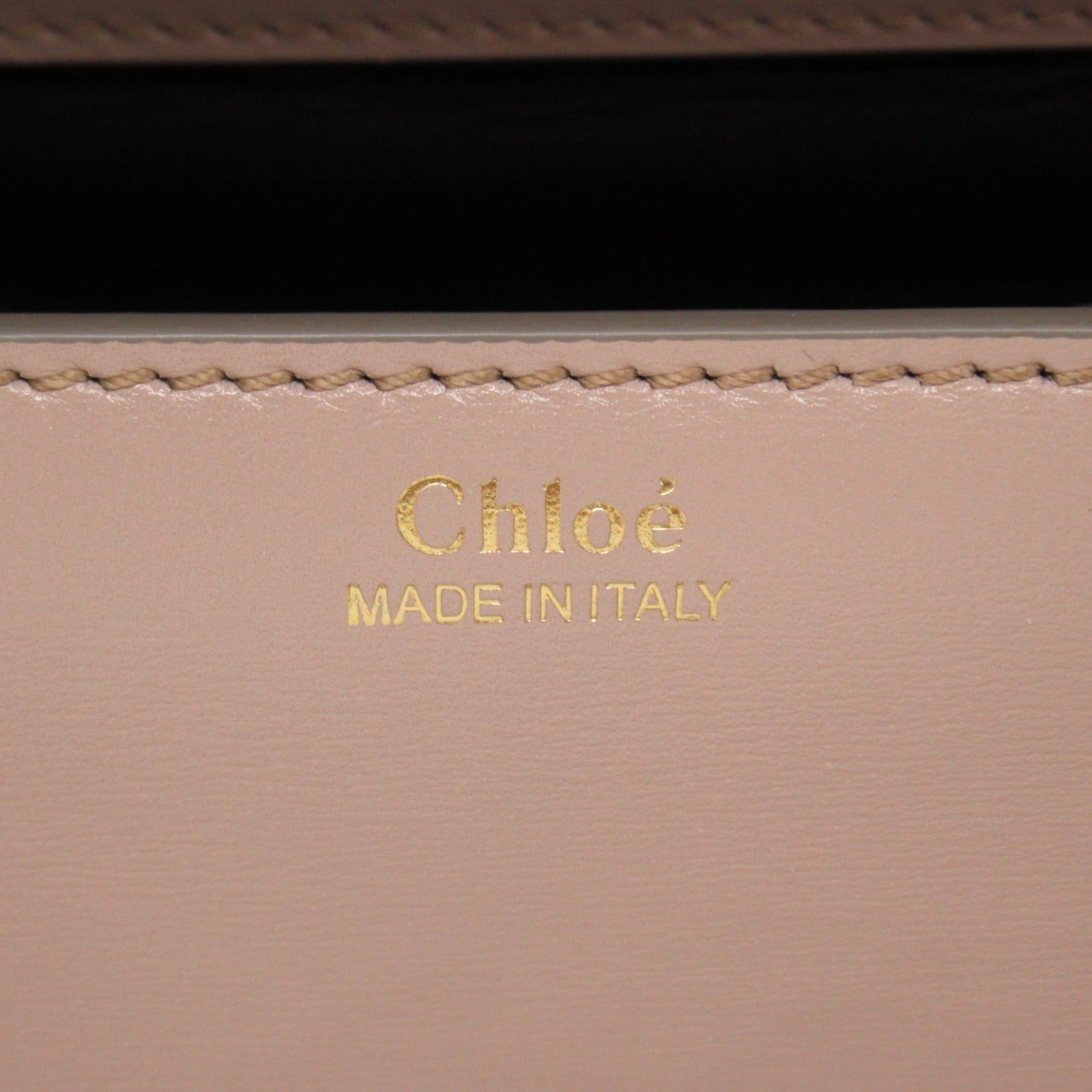 Chloe Ora Leather Shoulder Bag Beige