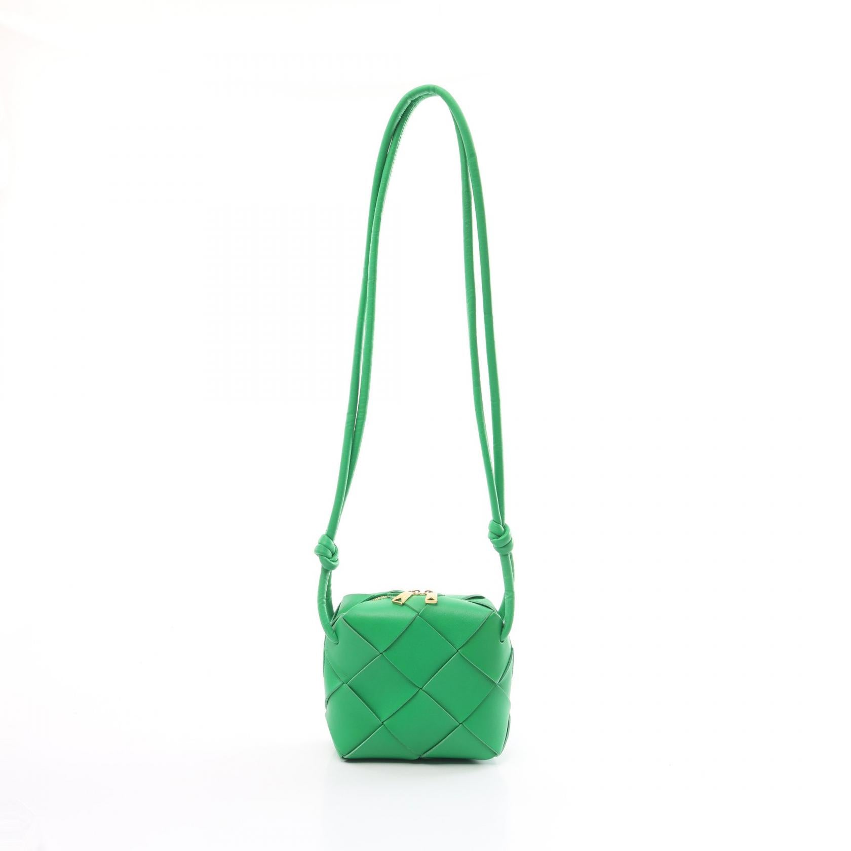 Bottega Veneta Mini Cassette Camera Bag Green