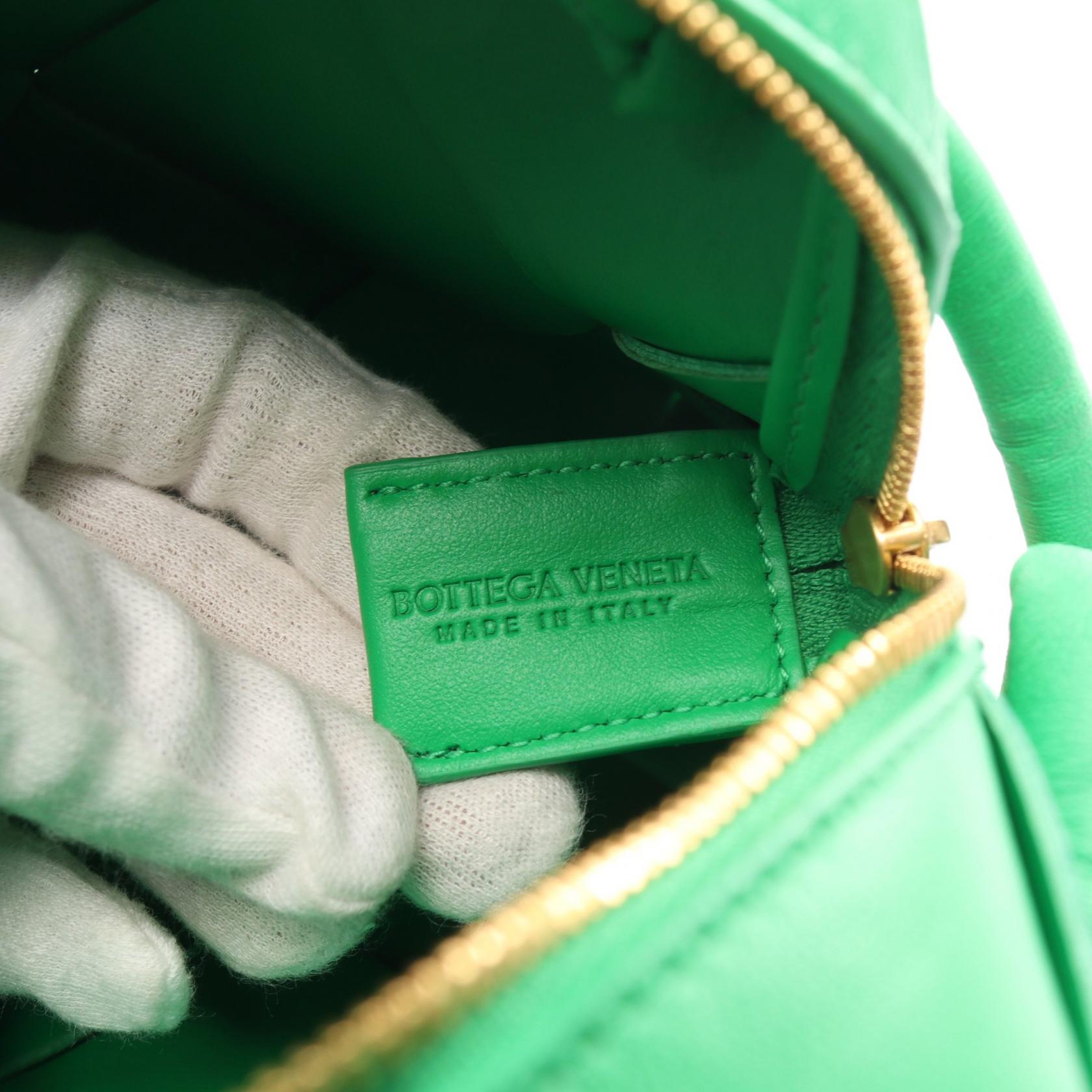 Bottega Veneta Mini Cassette Camera Bag Green