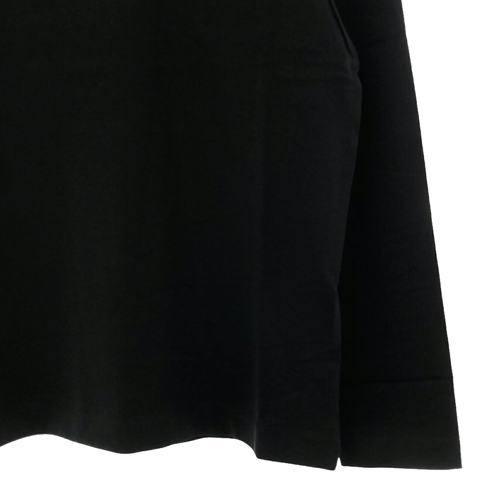 AMI Cotton Long Sleeve T-Shirt Black