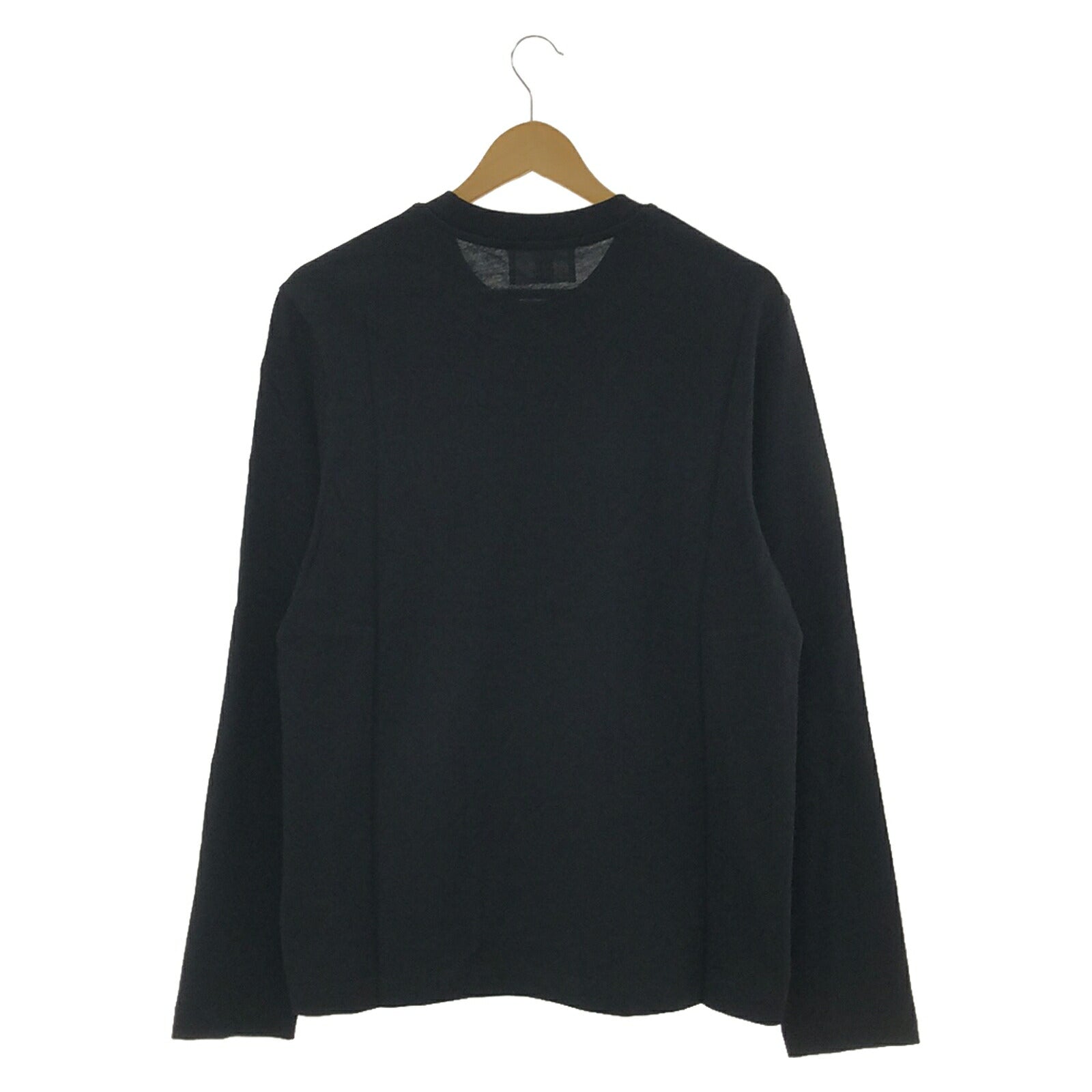 AMI Cotton Long Sleeve T-Shirt Black