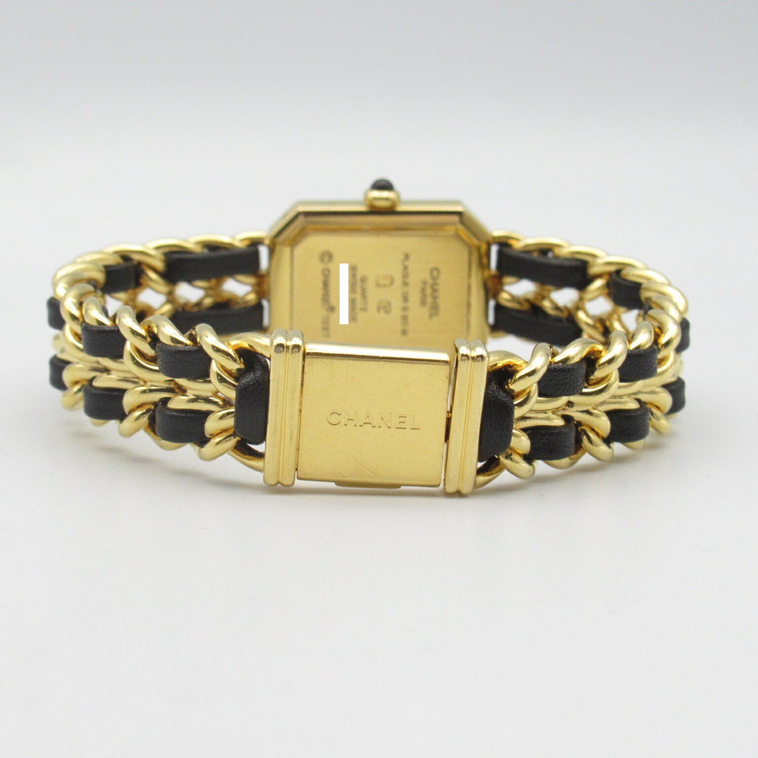 Chanel Premiere XL Watch Gold Plated Leather