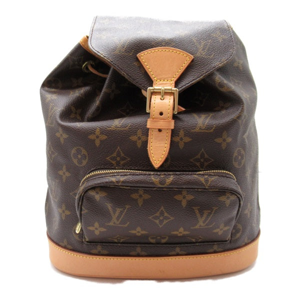 Louis Vuitton Montsouris MM Canvas Backpack M51136 in Good condition