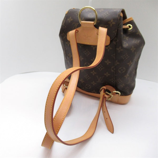 Louis Vuitton Montsouris MM Canvas Backpack M51136 in Good condition