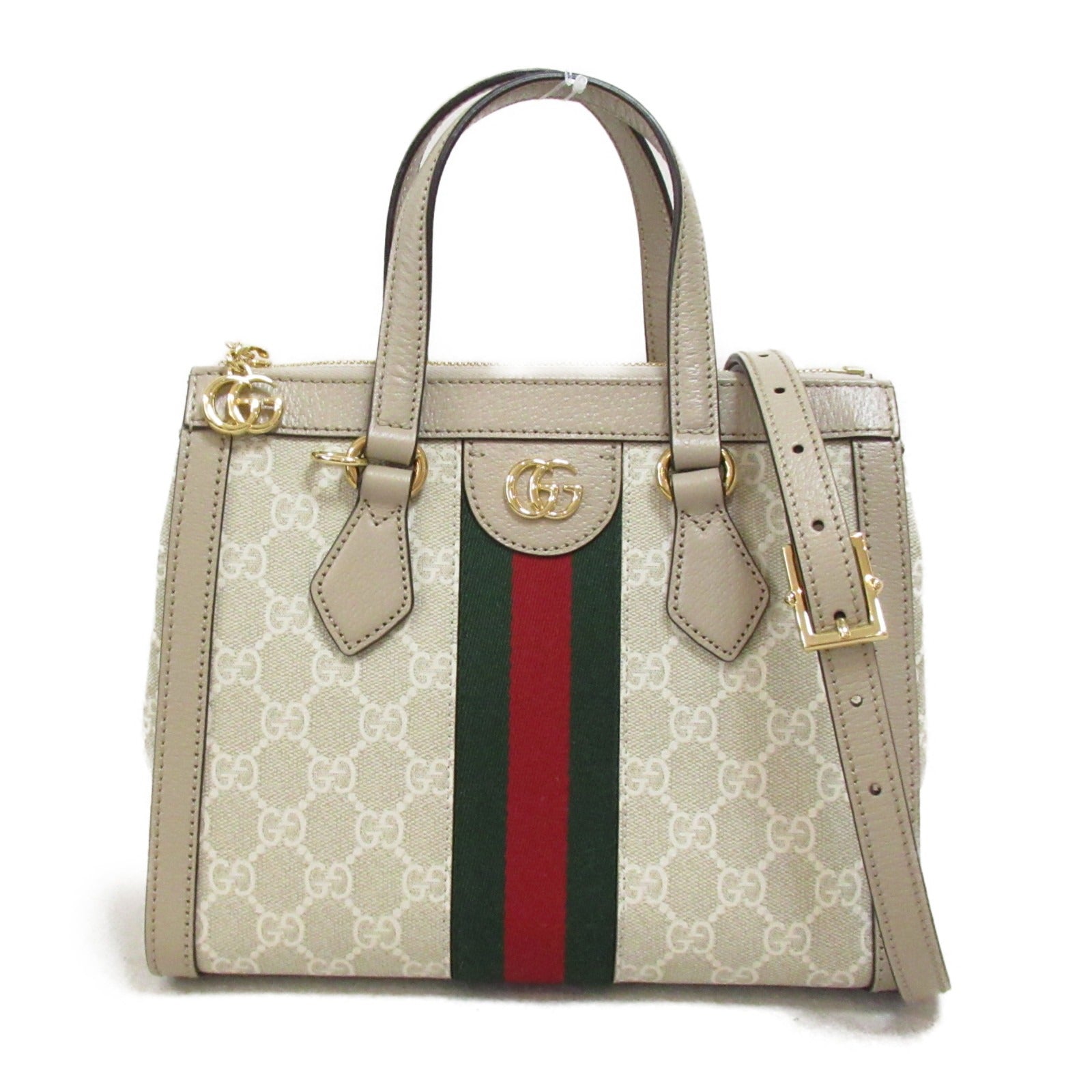 Gucci Ophidia 2way Shoulder Bag PVC Canvas Leather