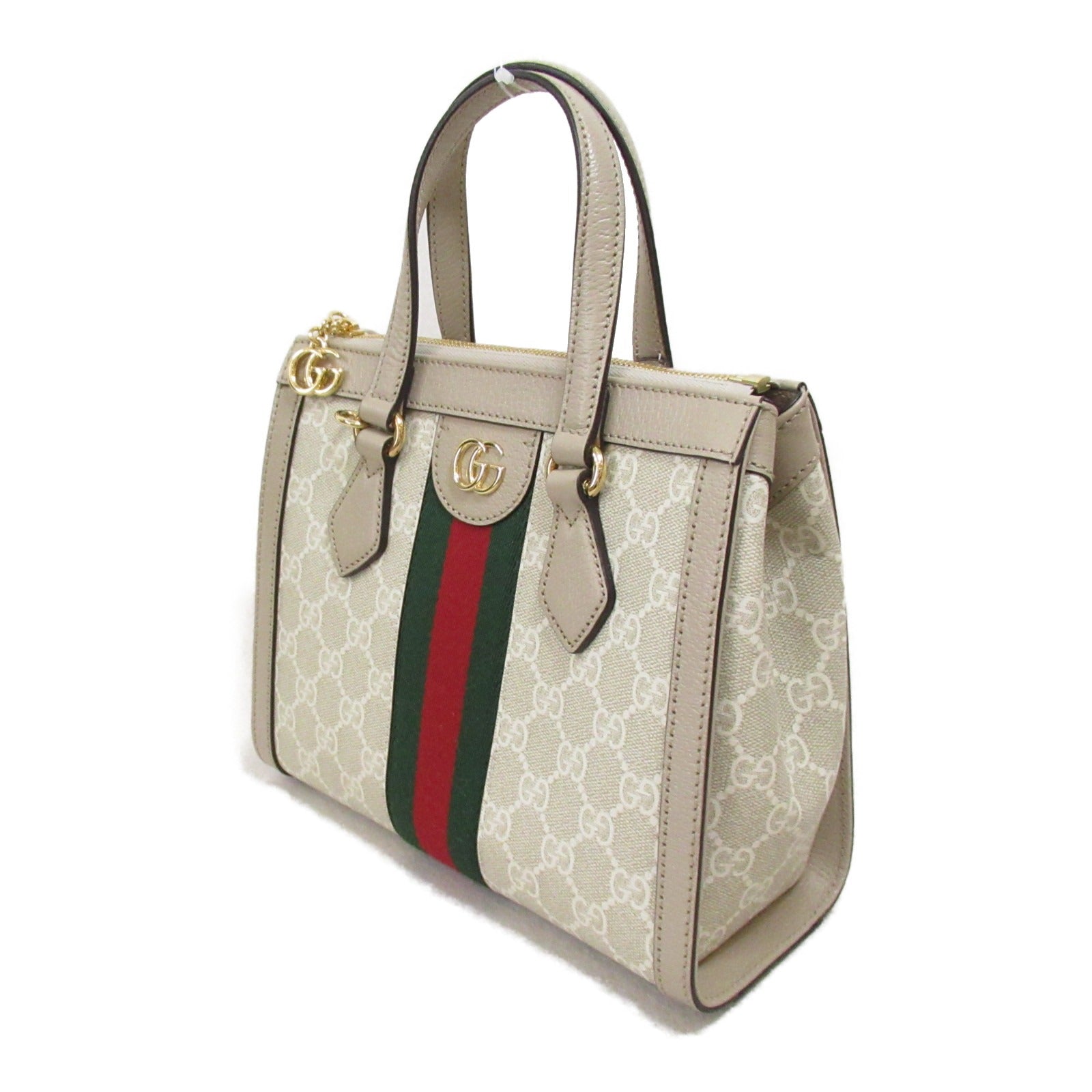 Gucci Ophidia 2way Shoulder Bag PVC Canvas Leather