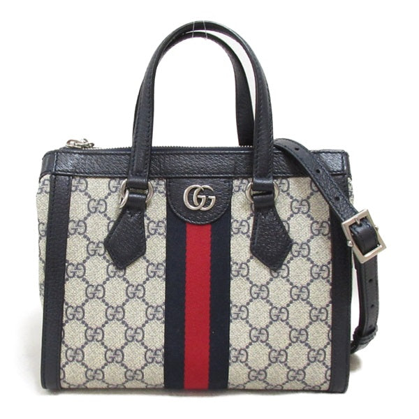 Gucci GG Supreme Ophidia Tote Bag  Leather Crossbody Bag 547551 in Excellent condition