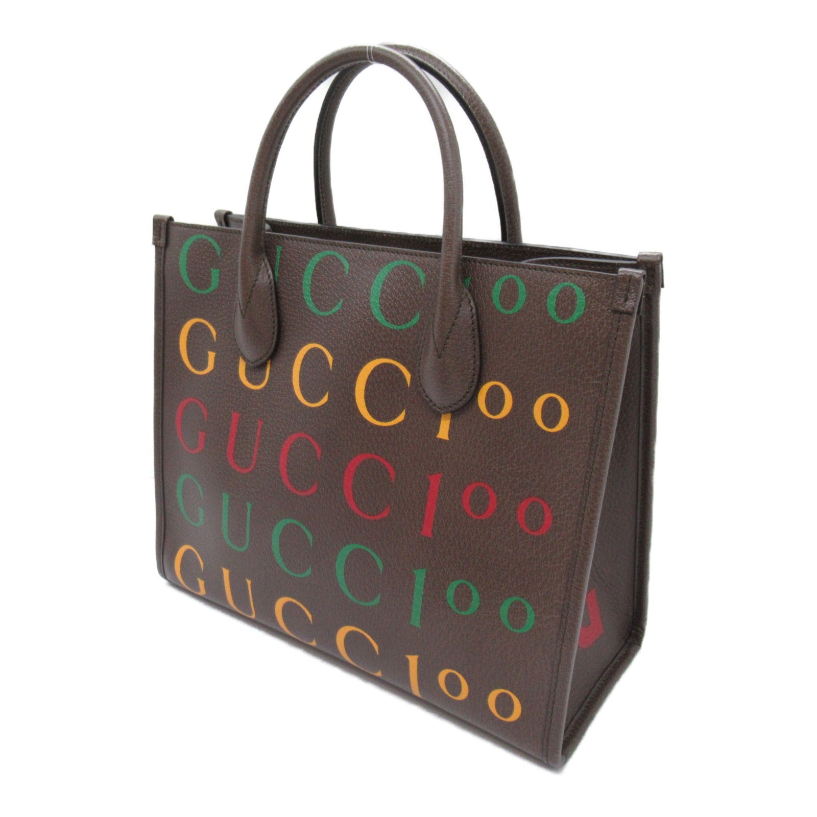 Gucci GG Canvas 2Way Tote Bag Brown