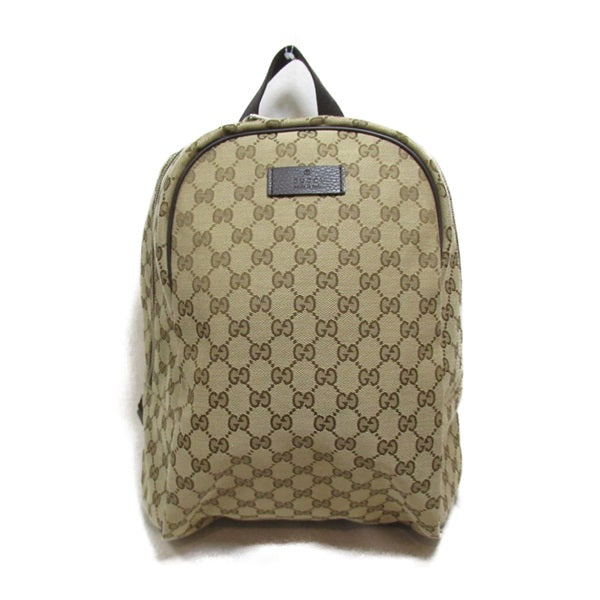 Gucci GG Canvas Backpack  Canvas Backpack 449906 in Very Good Condition