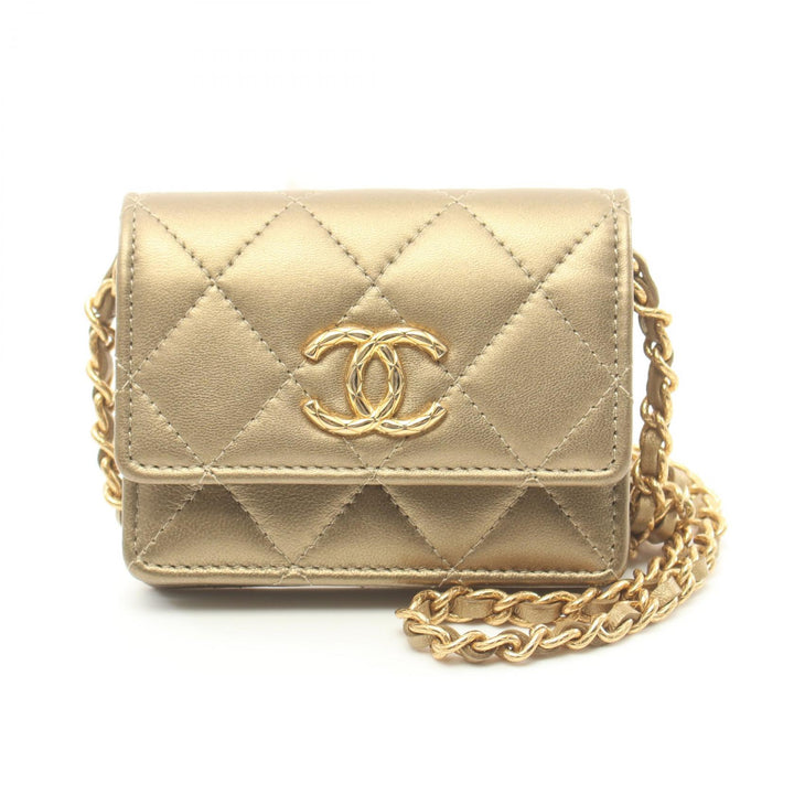 Chanel Leather Matelasse Shoulder Bag