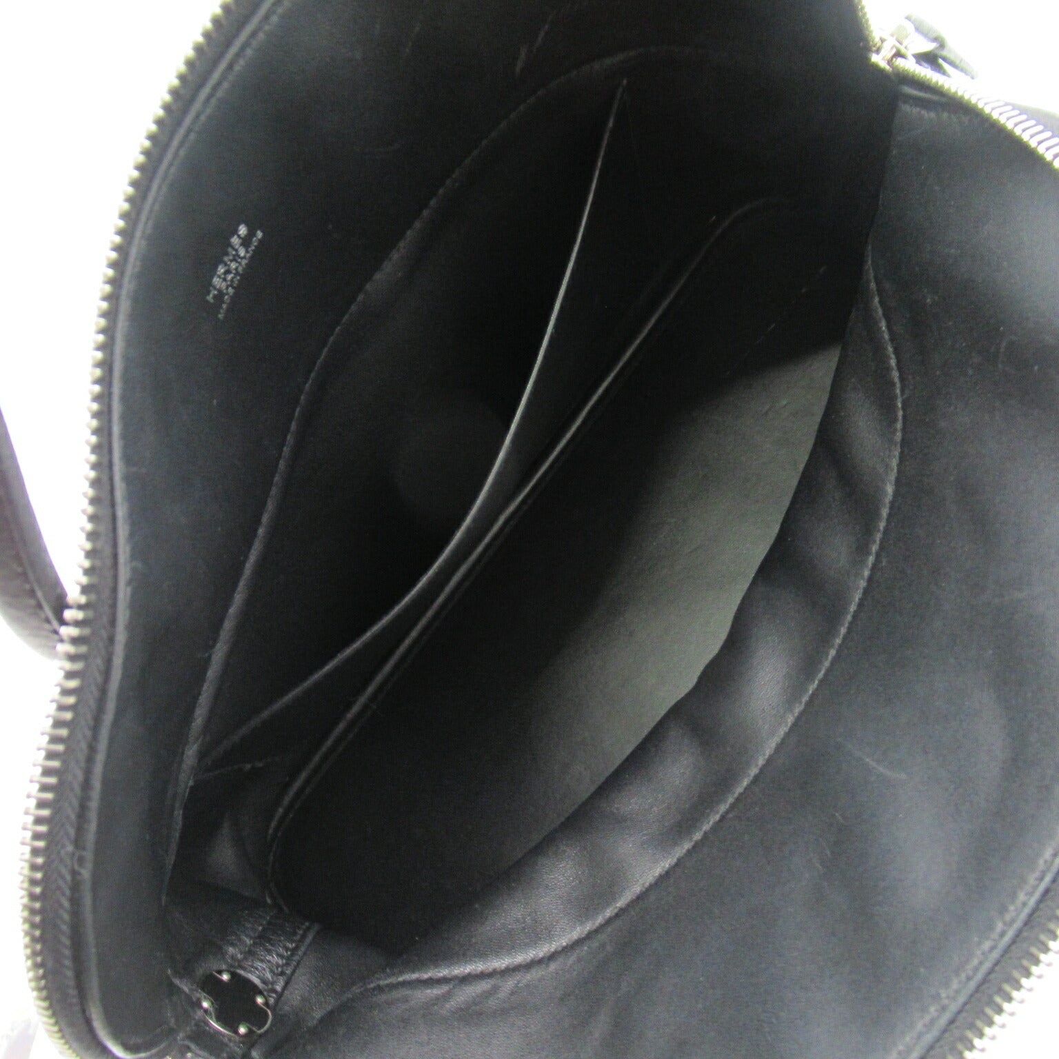 Hermes Bolide 31 Black Leather Handbag