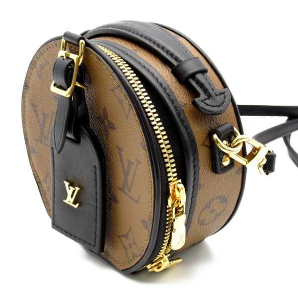 Louis Vuitton Mini Boite Chapeau Canvas Shoulder Bag M68276 in Excellent condition
