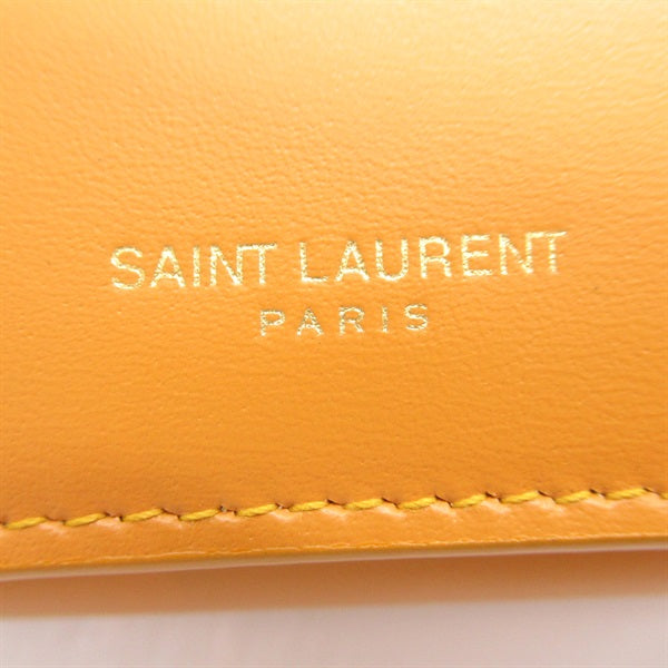 Yves Saint Laurent Leather Wallet on Chain  Leather Crossbody Bag 635219 in Great Condition