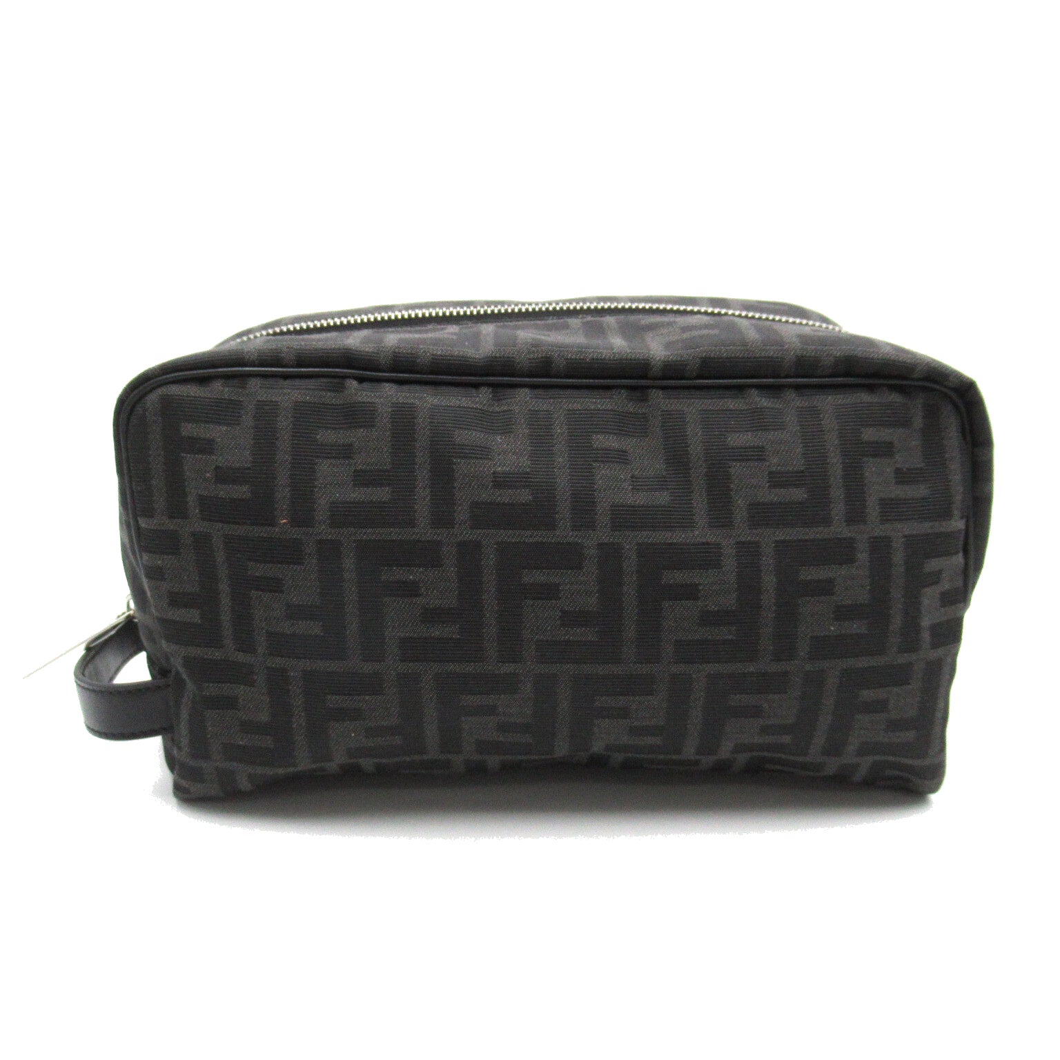 Fendi Canvas Leather Clutch Bag 7N0141