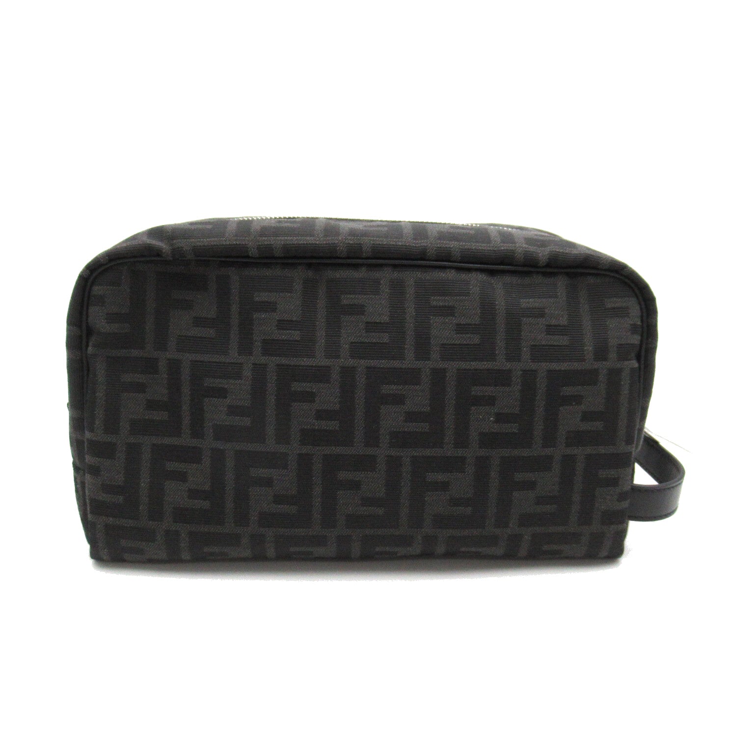 Fendi Canvas Leather Clutch Bag 7N0141