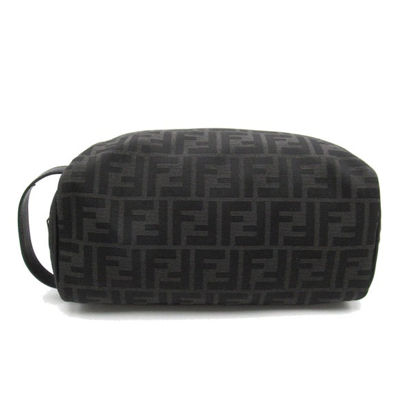 Fendi FF Toiletry Case  Canvas Clutch Bag 7N0141 in Great Condition