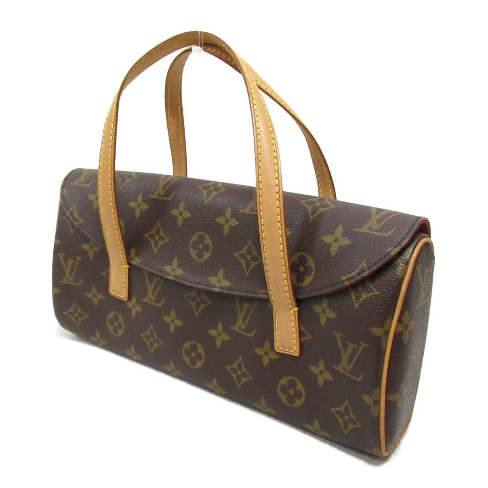 Louis Vuitton Sonatine Handbag Monogram Brown