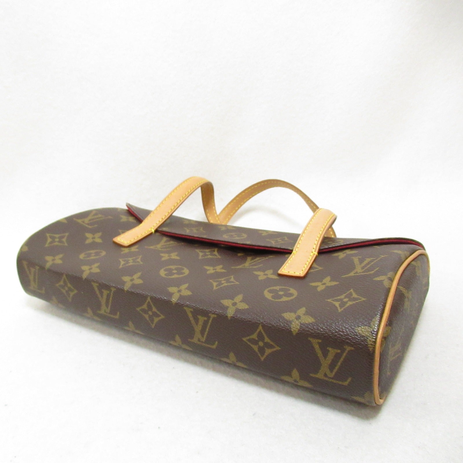 Louis Vuitton Sonatine Handbag Monogram Brown