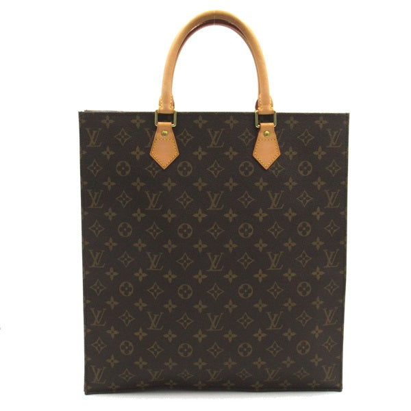 Louis Vuitton Sac Plat Canvas Tote Bag M51140 in Excellent condition